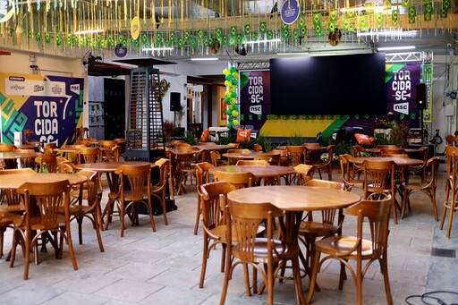 Mercado Público de Lages transmite Brasil x Escócia nesta quarta-feira em telão de LED