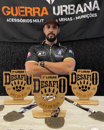 Atleta lageano conquista título e se destaca entre os melhores competidores do país